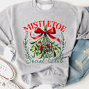  Mistletoe Social Club Coquette Graphic Sweatshirt