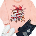  Christmas Books Graphic Sweatshirt