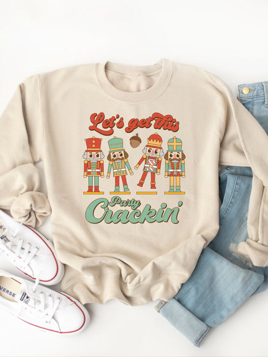 Let’s Get This Party Crackin Graphic Sweatshirt