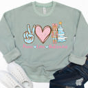  Peace, Love, Nutcracker Graphic Sweatshirt