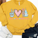  Peace, Love, Nutcracker Graphic Sweatshirt