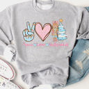  Peace, Love, Nutcracker Graphic Sweatshirt