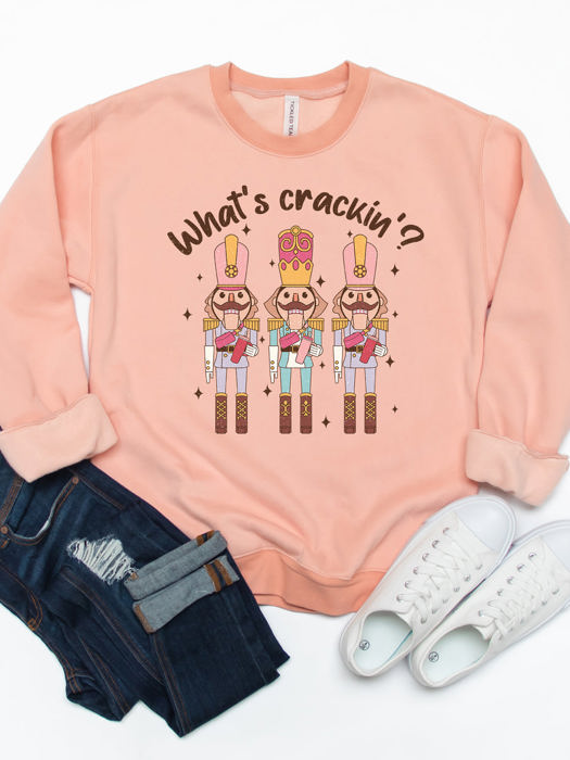 What’s Crackin, 3 Stanley Nutcrackers Graphic Sweatshirt