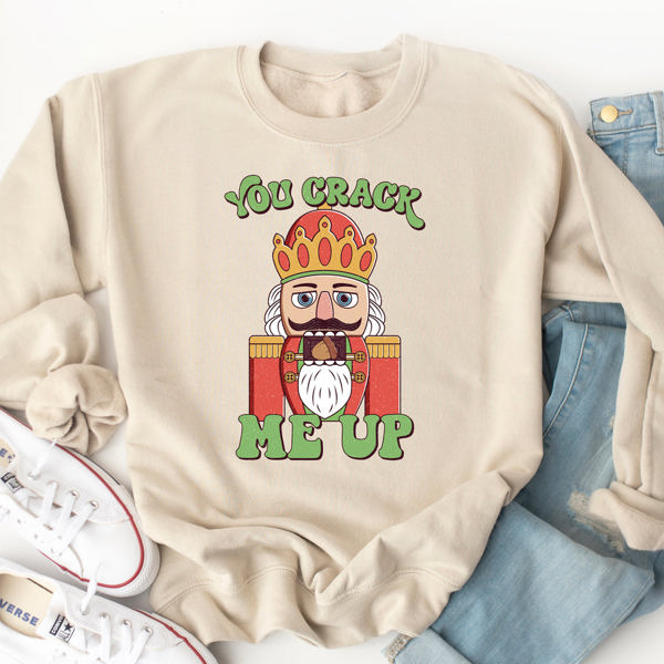 You Crack Me Up Graphic Sweatshirt