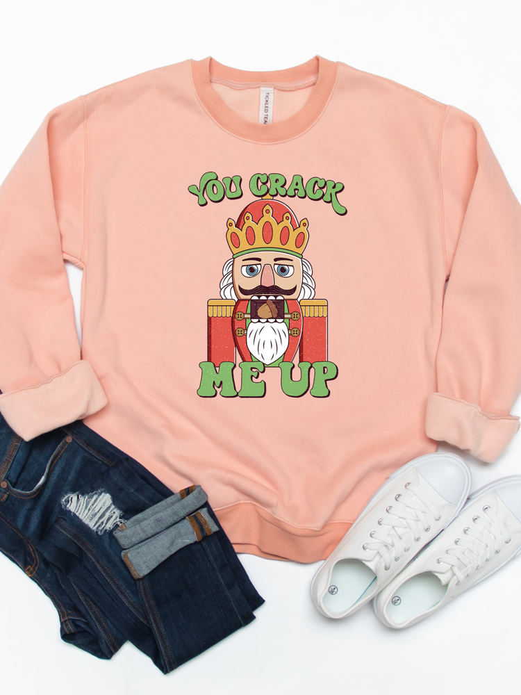 You Crack Me Up Graphic Sweatshirt