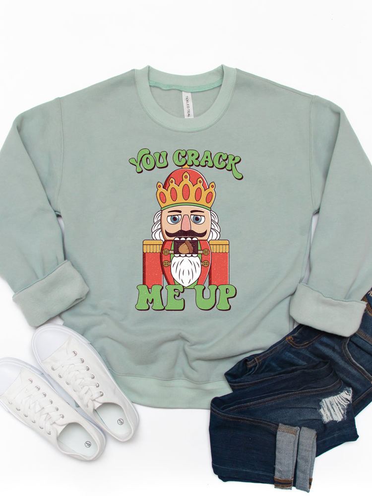 You Crack Me Up Graphic Sweatshirt