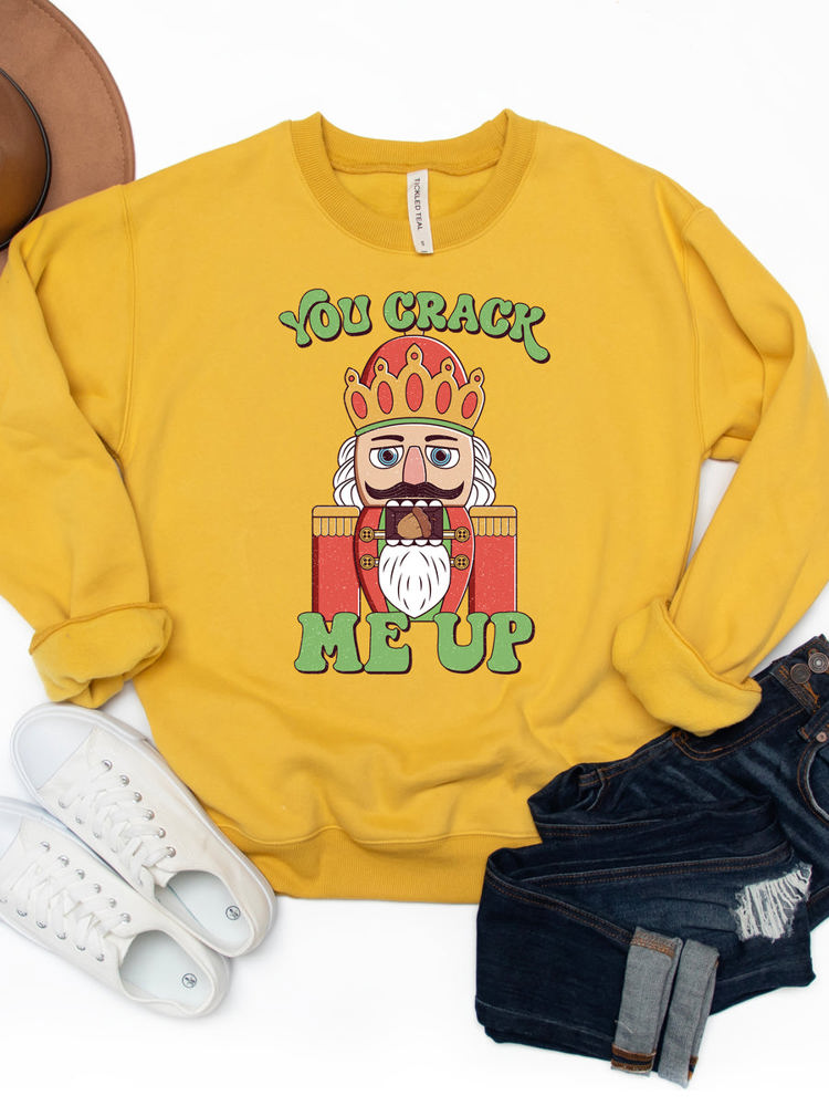 You Crack Me Up Graphic Sweatshirt