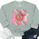  Checkered Joy Graphic Sweatshirt