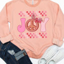  Checkered Joy Graphic Sweatshirt