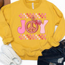  Checkered Joy Graphic Sweatshirt