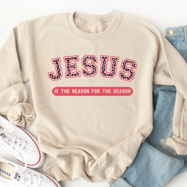 Jesus Is The Reason For The Season Graphic Sweatshirt