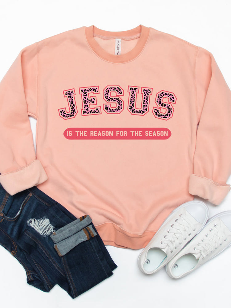 Jesus Is The Reason For The Season Graphic Sweatshirt