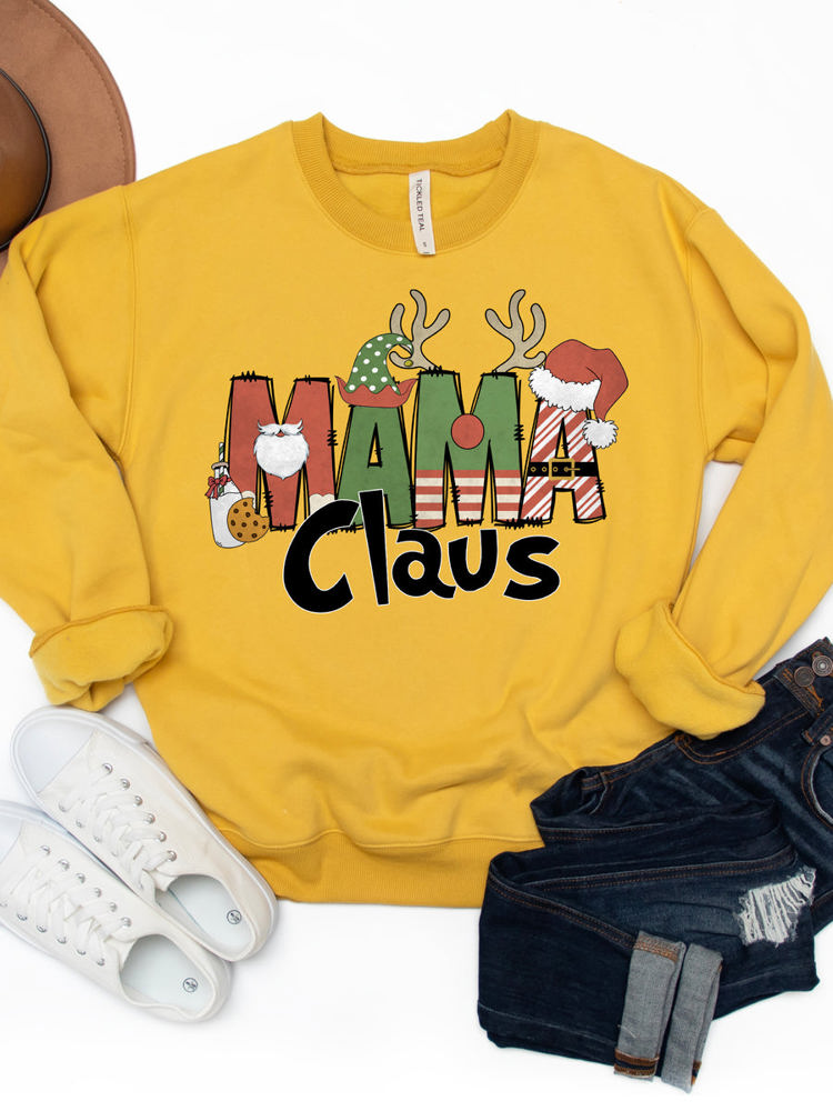 Mama Claus Graphic Sweatshirt