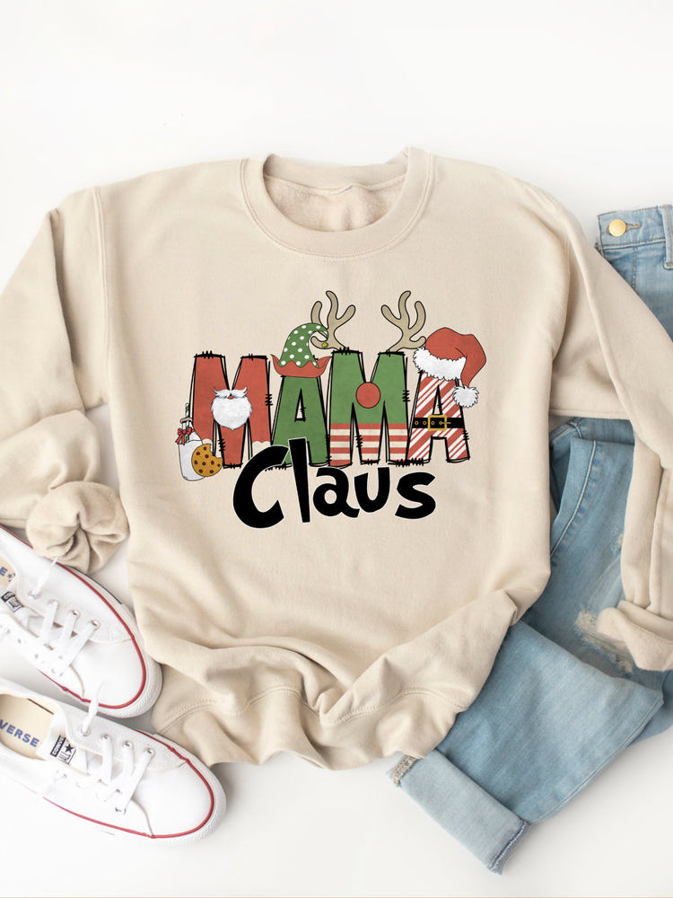 Mama Claus Graphic Sweatshirt