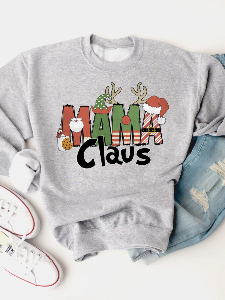 Mama Claus Graphic Sweatshirt