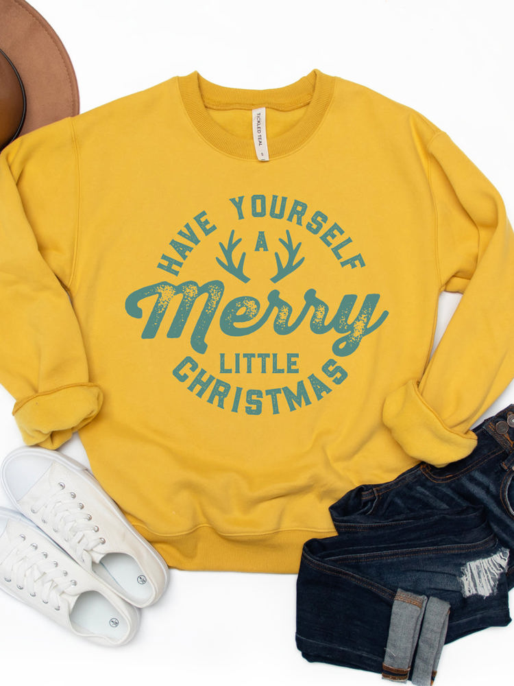 Have Yourself A Merry Little Christmas Graphic Sweatshirt