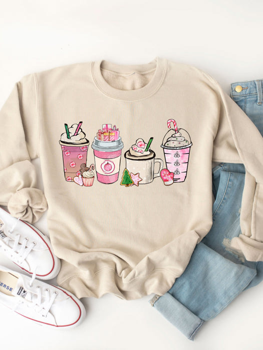 Christmas Coffee Graphic Sweatshirt