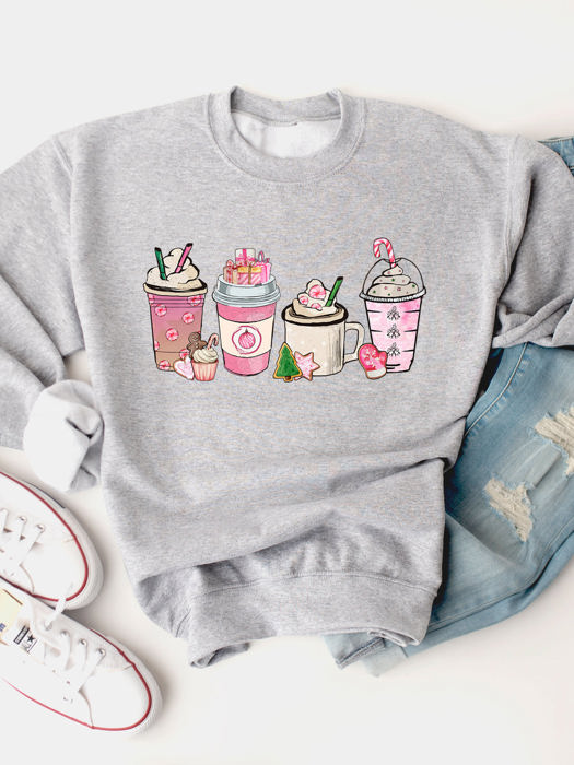 Christmas Coffee Graphic Sweatshirt