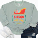  Sleigh All Day Christmas Graphic Sweatshirt