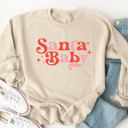 Medium Tan Santa Baby Graphic Sweatshirt