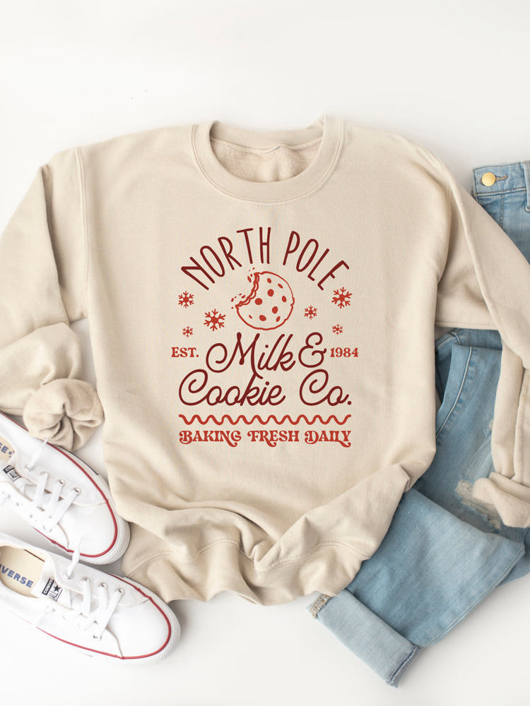 North Pole Cookie Co. Graphic Sweatshirt