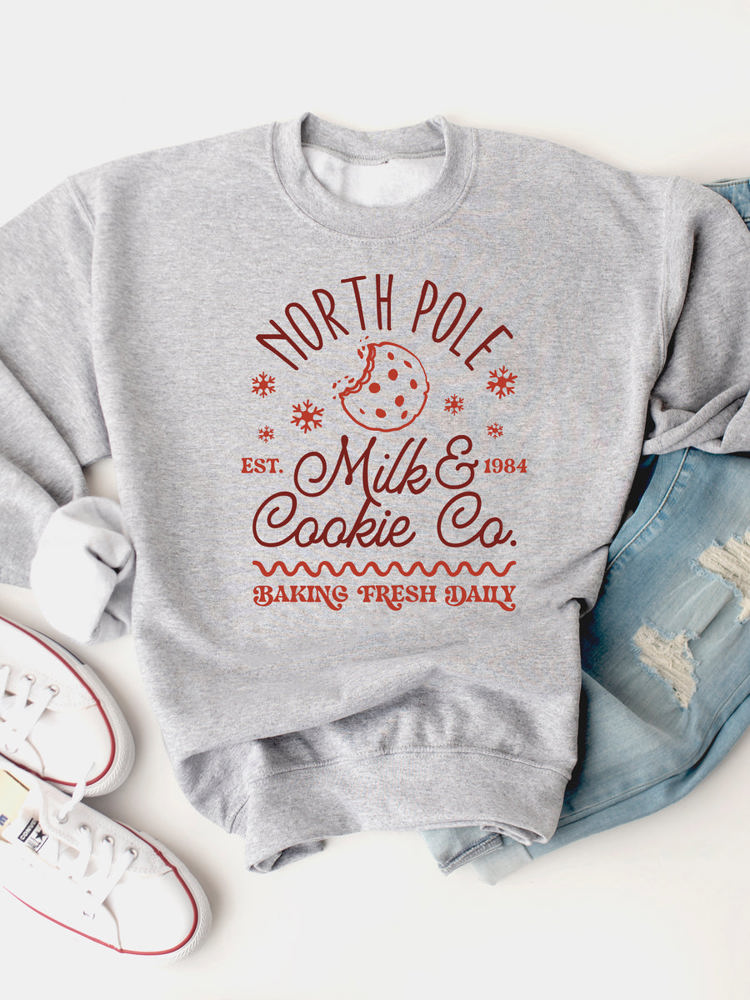 North Pole Cookie Co. Graphic Sweatshirt