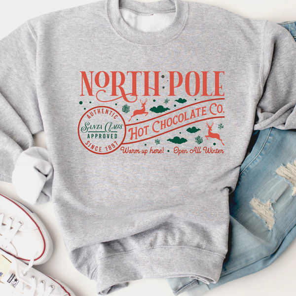 North Pole Hot Chocolate Co. Graphic Sweatshirt