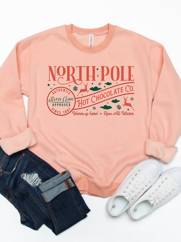 North Pole Hot Chocolate Co. Graphic Sweatshirt