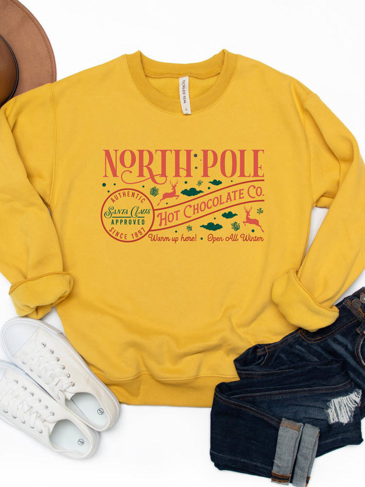 North Pole Hot Chocolate Co. Graphic Sweatshirt