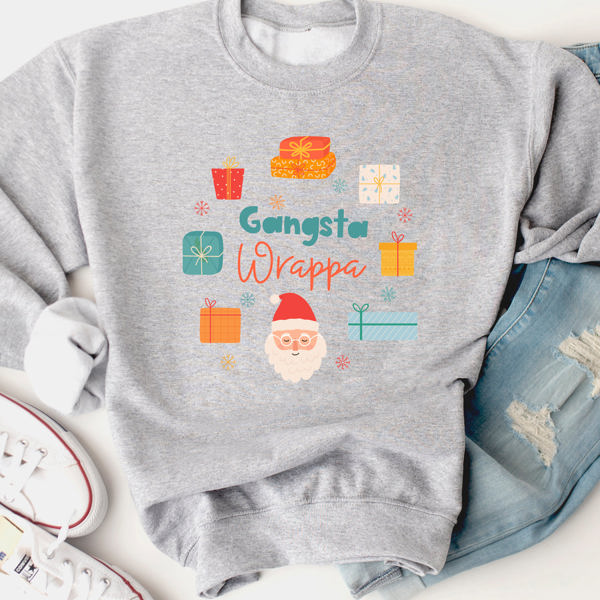 Gangsta Wrapper Graphic Sweatshirt