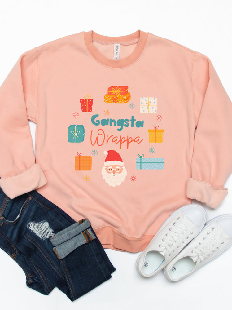 Gangsta Wrapper Graphic Sweatshirt