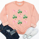  Bows & Clovers Graphic Sweatshirt