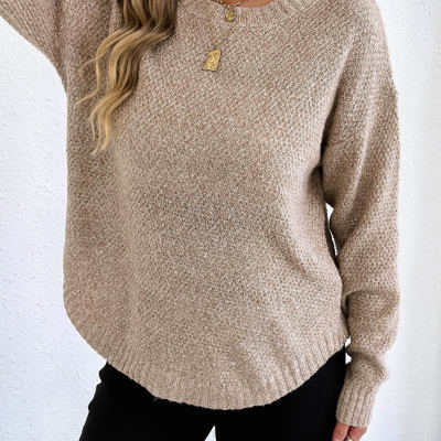 Round Hem Sweater