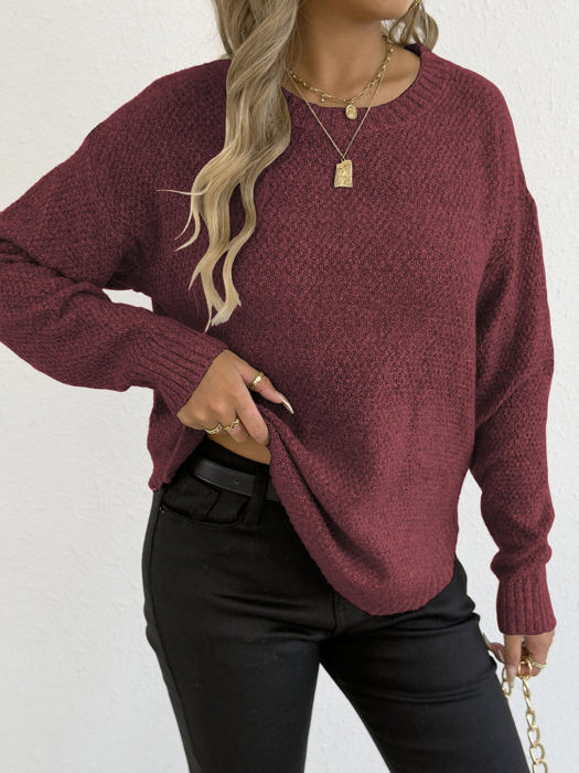 Round Hem Sweater
