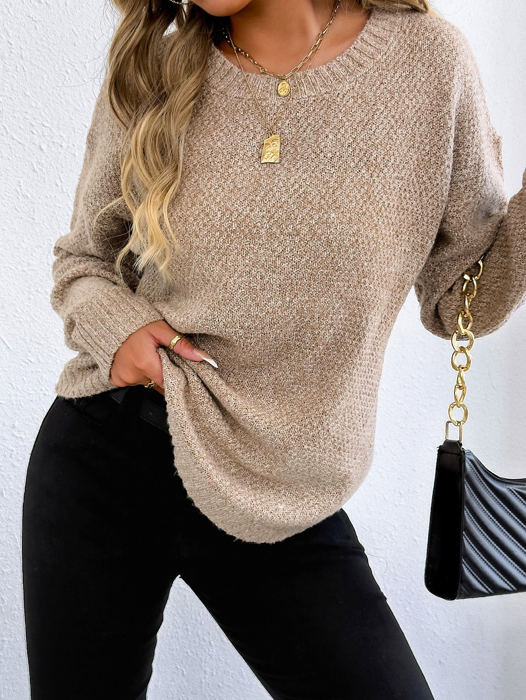 Round Hem Sweater