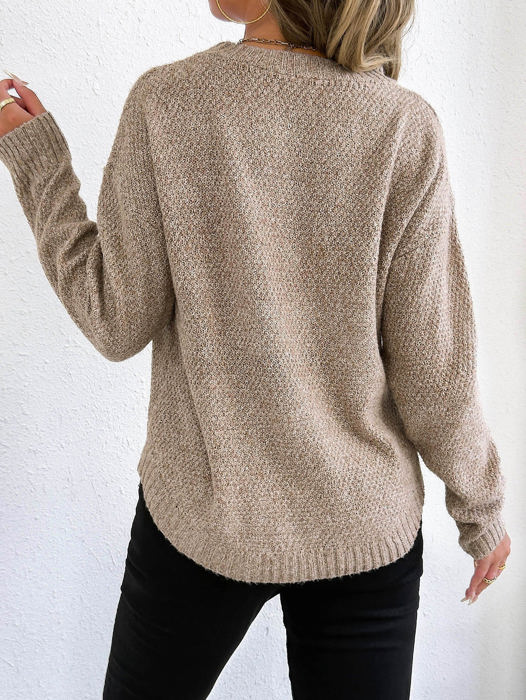 Round Hem Sweater