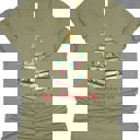 Small Olive All booked for Christmas Graphic Tee