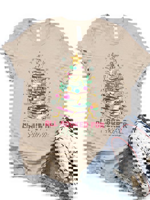 All booked for Christmas Graphic Tee