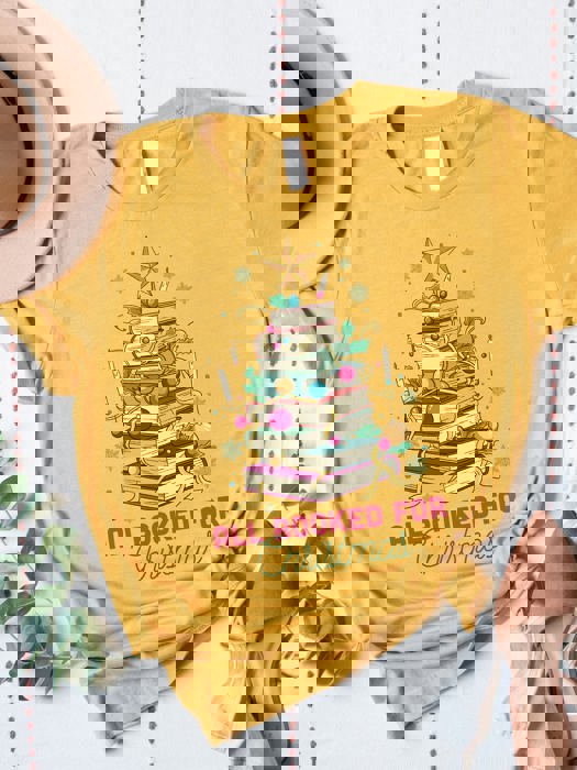 All booked for Christmas Graphic Tee