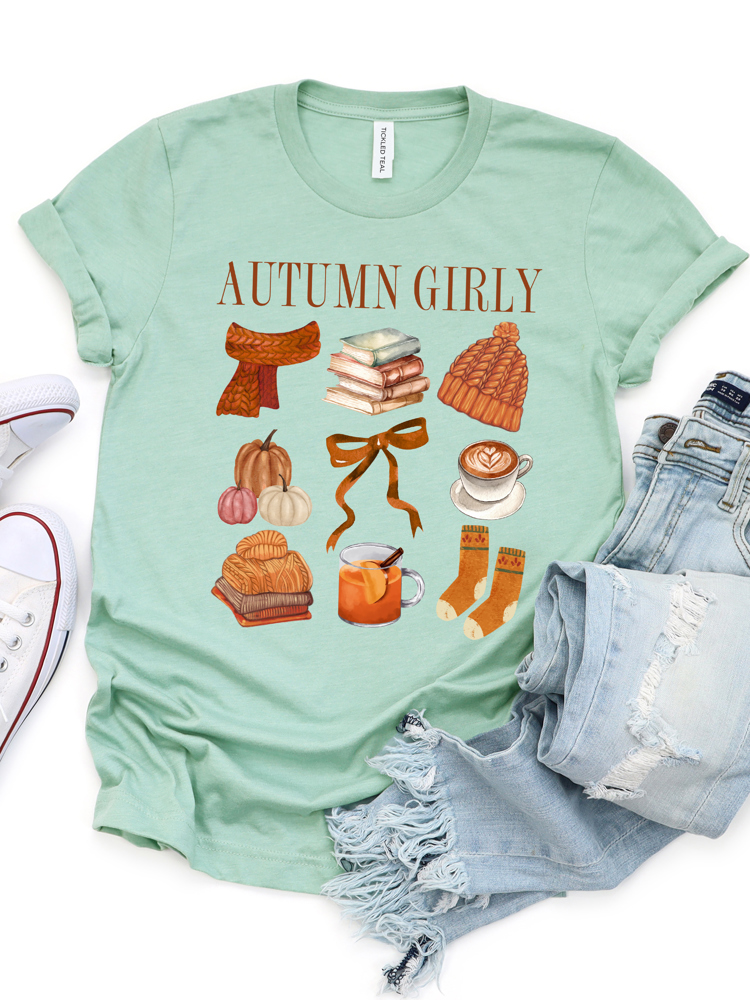 Autumn Girly Graphic Tee