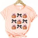  Coquette Bows Pumpkins Graphic Tee