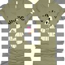 Small Olive Boo-Jee Ghost Graphic Tee