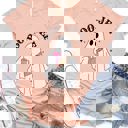 Small Peach Boo-Jee Ghost Graphic Tee