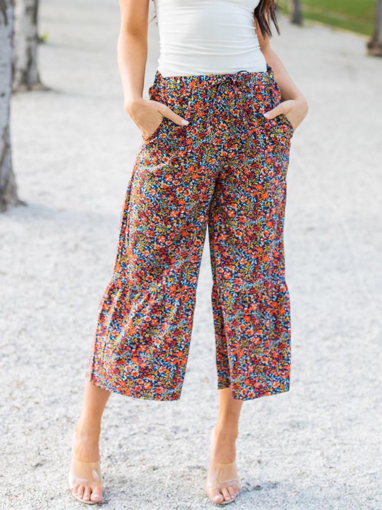 Floral Callen Flare Pants