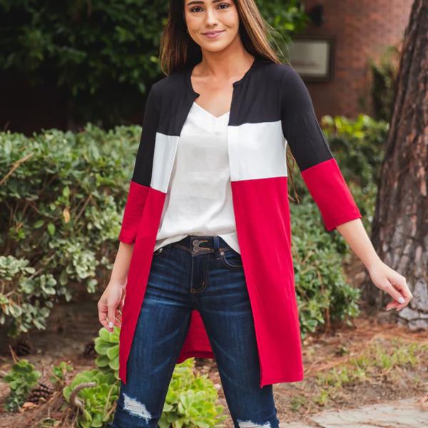 Finn Colorblock Cardigan