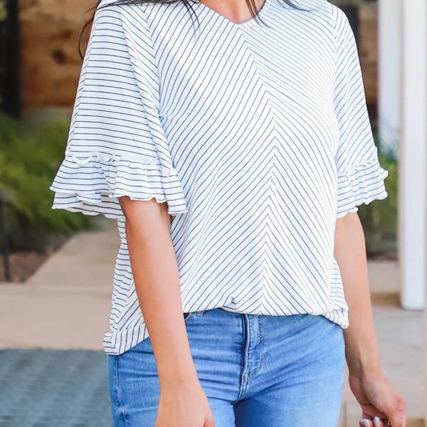 Stripe Danika Top