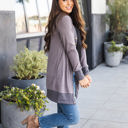  Solid Cleo Snap Cardigan