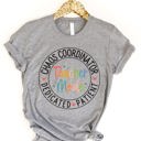 Small Gray Chaos Coordinator Teacher Mode Graphic Tee