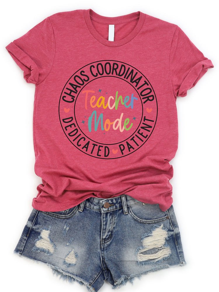 Chaos Coordinator Teacher Mode Graphic Tee