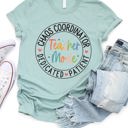 Small Slate Blue Chaos Coordinator Teacher Mode Graphic Tee